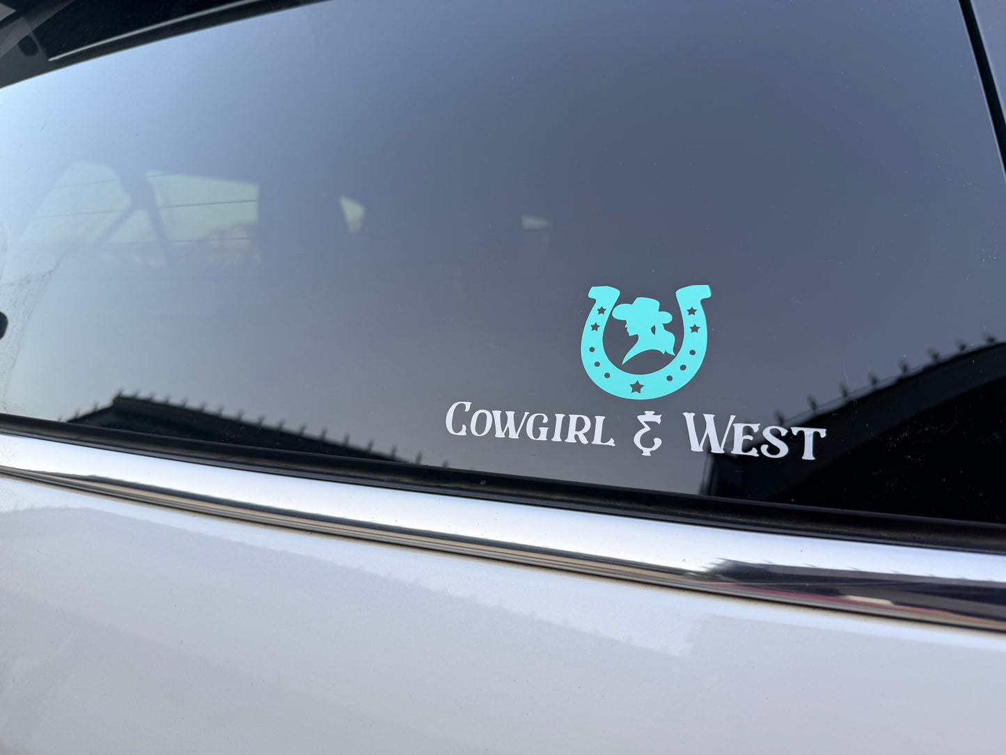 Cowgirl & West Decal